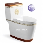 BỒN CẦU LIỀN KHỐI HỒNG KÔNG IN VIỀN NÂU  MÃ SỐ YWWY-8975